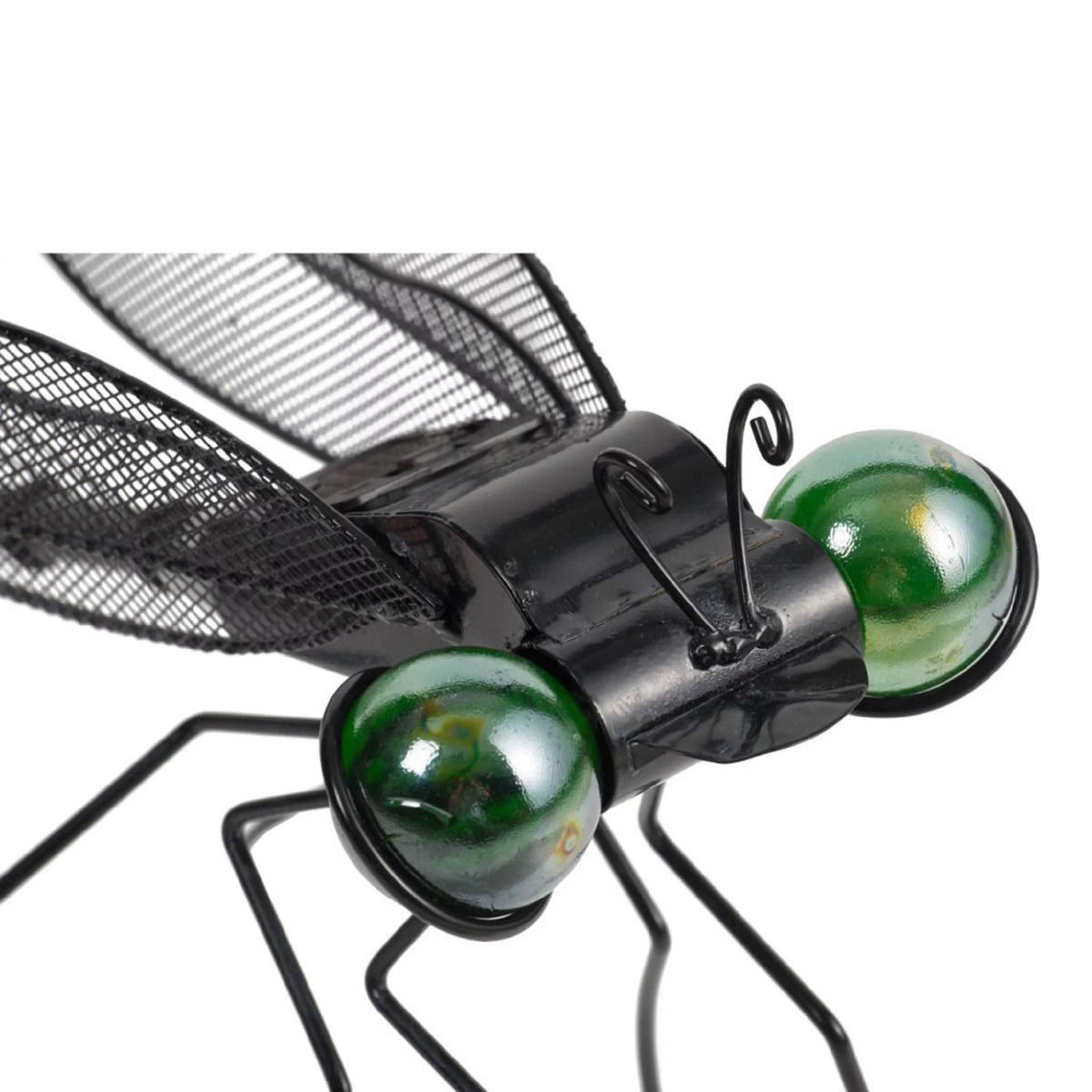 Night Black and Green Dragonfly Shaped Decorative Figurine Q7993