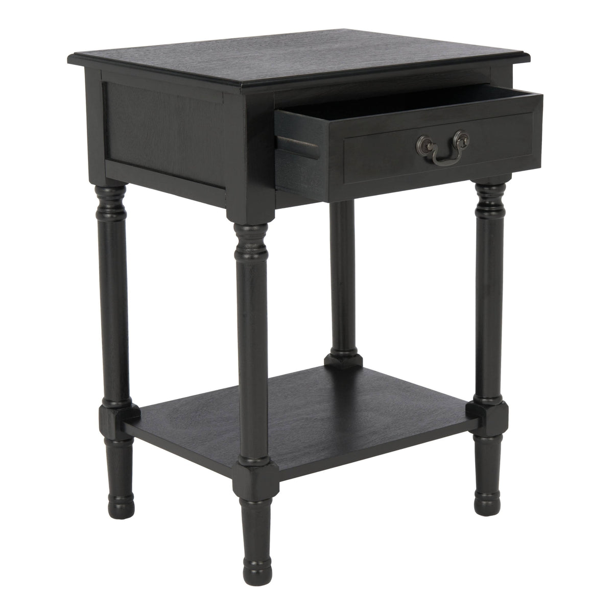 Greige 1 Drawer Accent Table Q823
