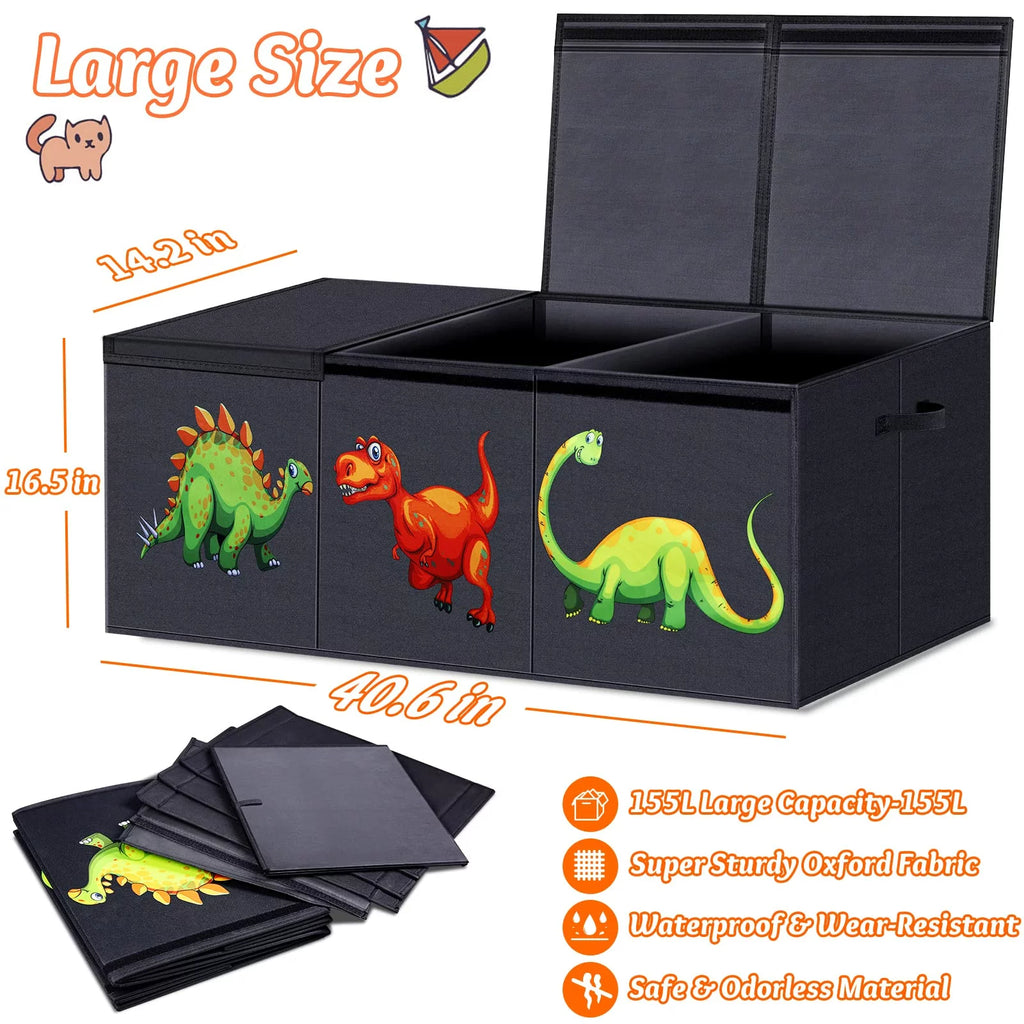 Large Kids Toy Storage Chest with Lids U751428