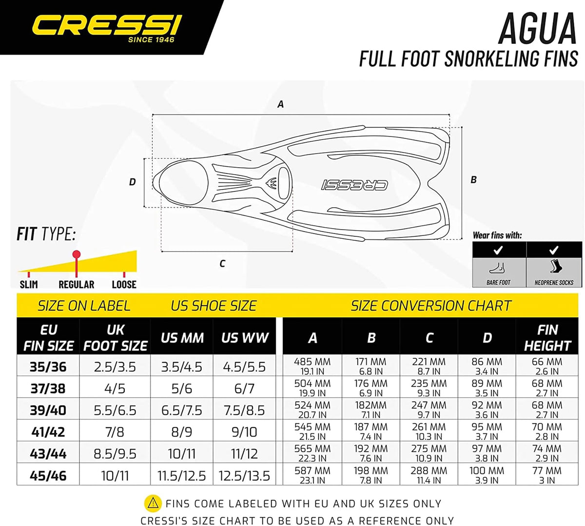 Yellow Fins G320