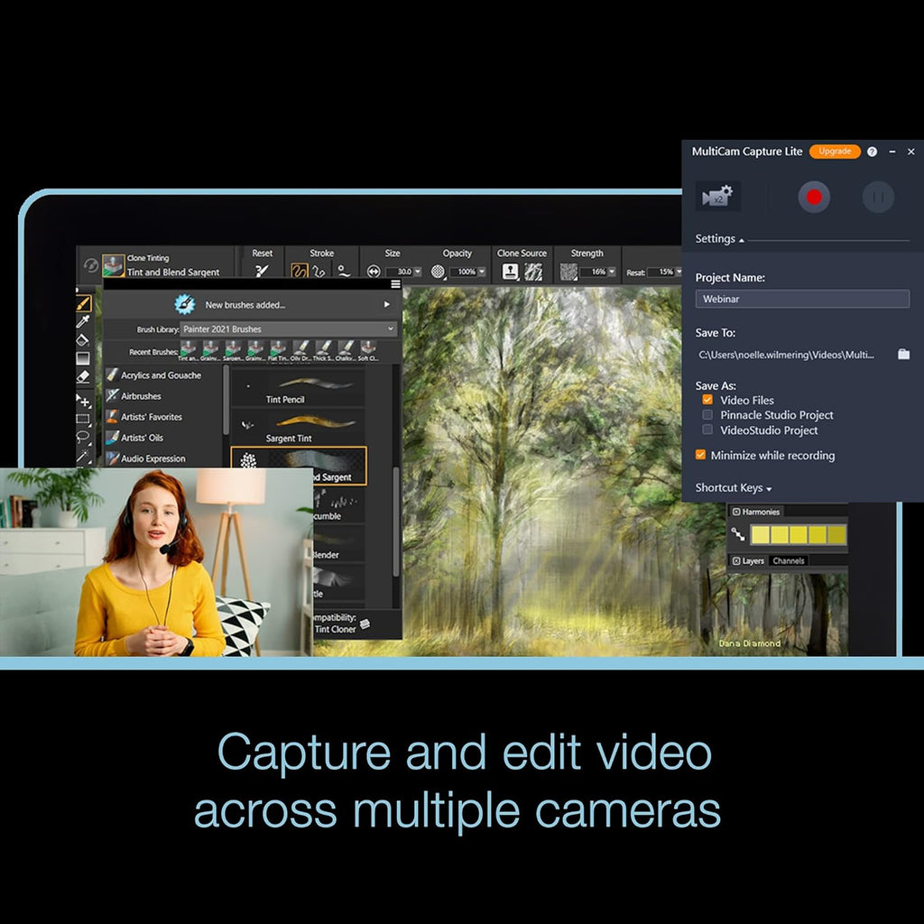 Video Editing & Screen Recording Software [PC Disc] Pack of 2 F602