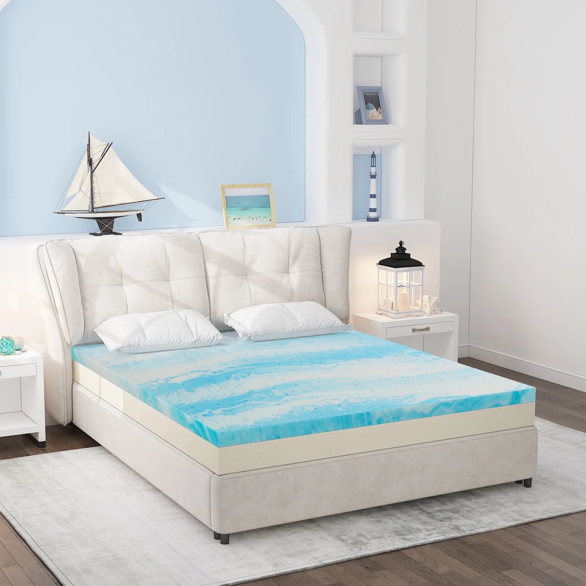 3 Inch Twin Gel Memory Foam Mattress Topper U50939