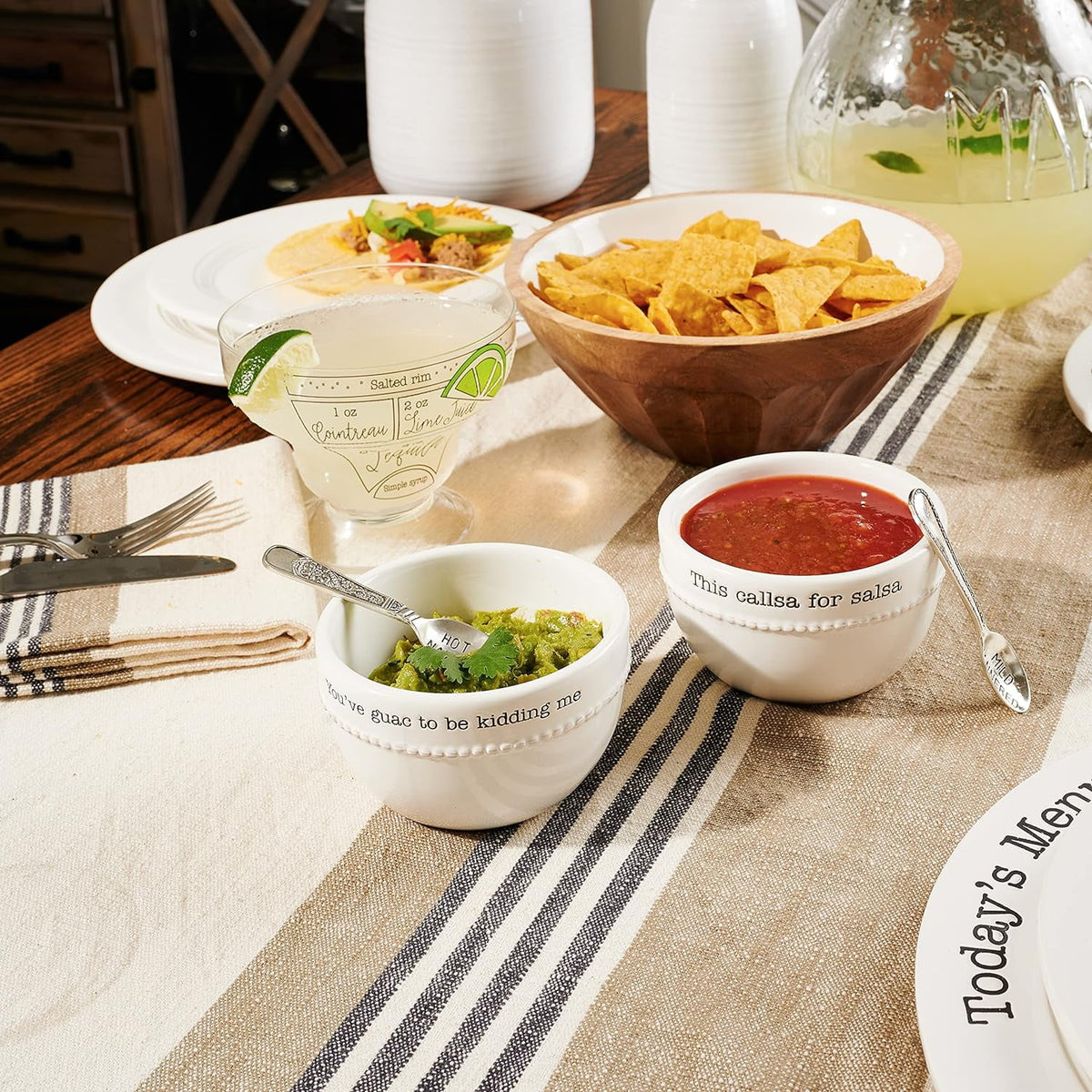 Clear Stemless Margarita Glass 6 Piece Set N1267