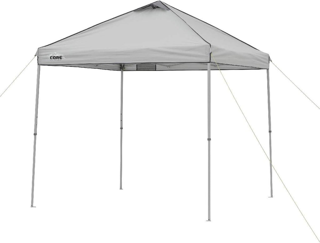 Gray 8 ft x 8 ft Straight Leg Canopy Tent with Carry Bag I320