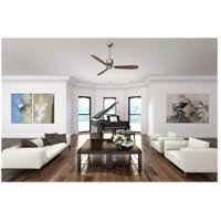 Brushed Nickel Ceiling Fan with Remote C345134
