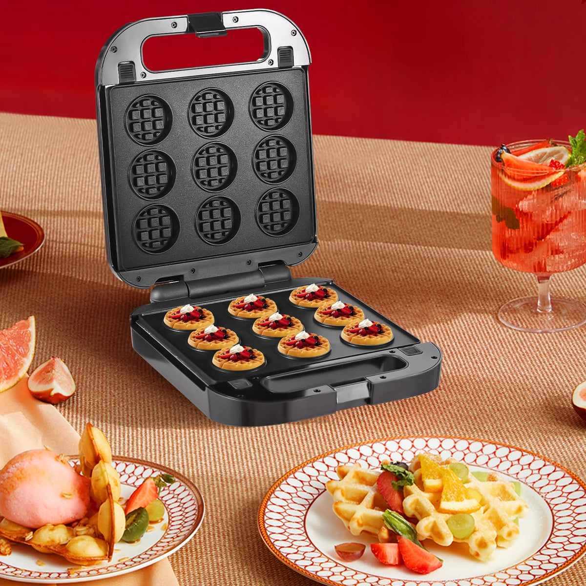 3-in-1 Nonstick Dessert Maker with Removable Plates H252671