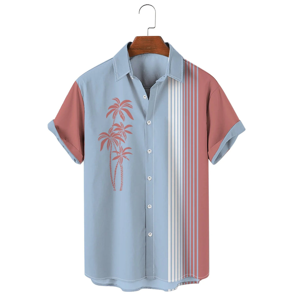 Hawaiian Short Sleeve Button Up Shirts Y752