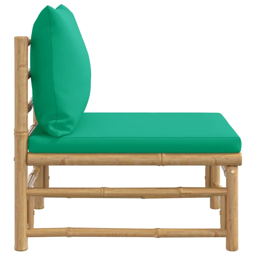 Green Cushions Bamboo Patio Sofa E282642