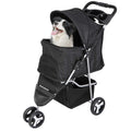 3 Wheel Foldable Pet Stroller with Storage Basket Z24538