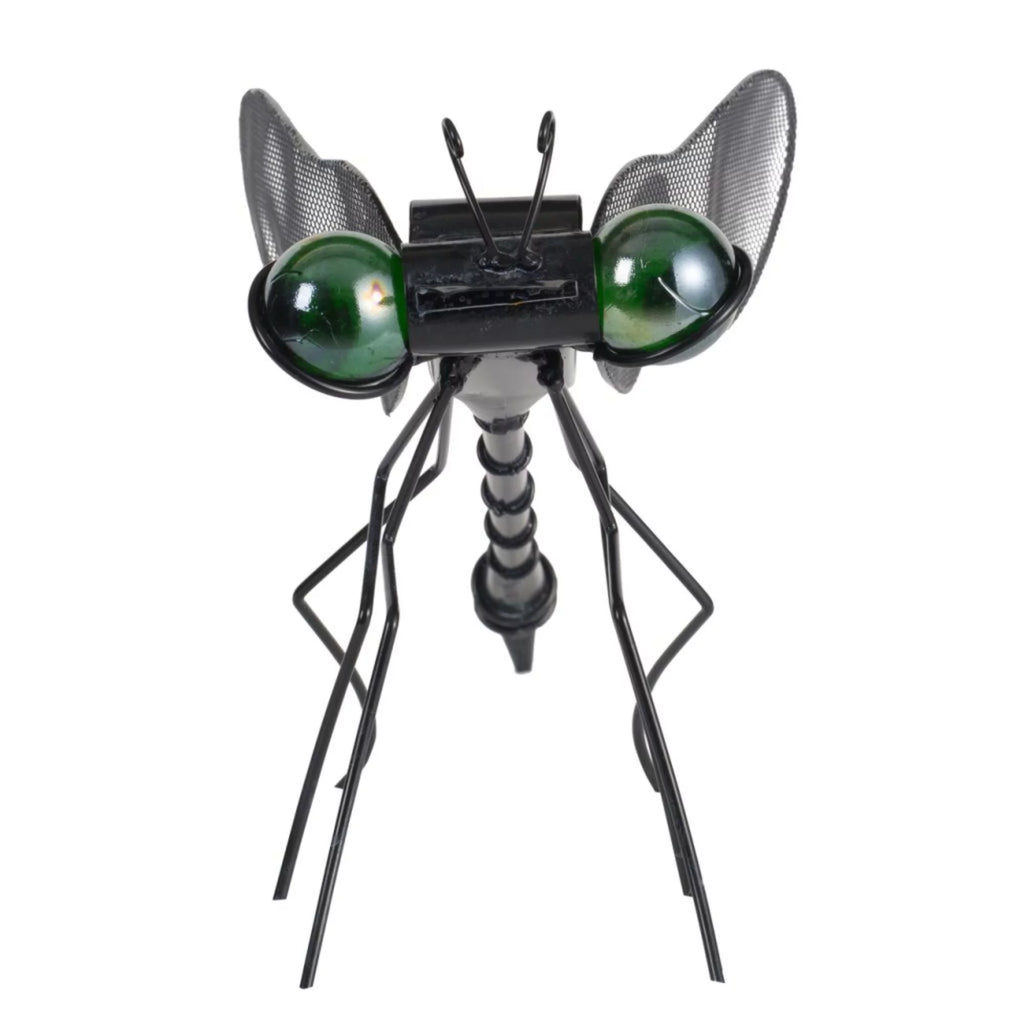 Night Black and Green Dragonfly Shaped Decorative Figurine Q7993