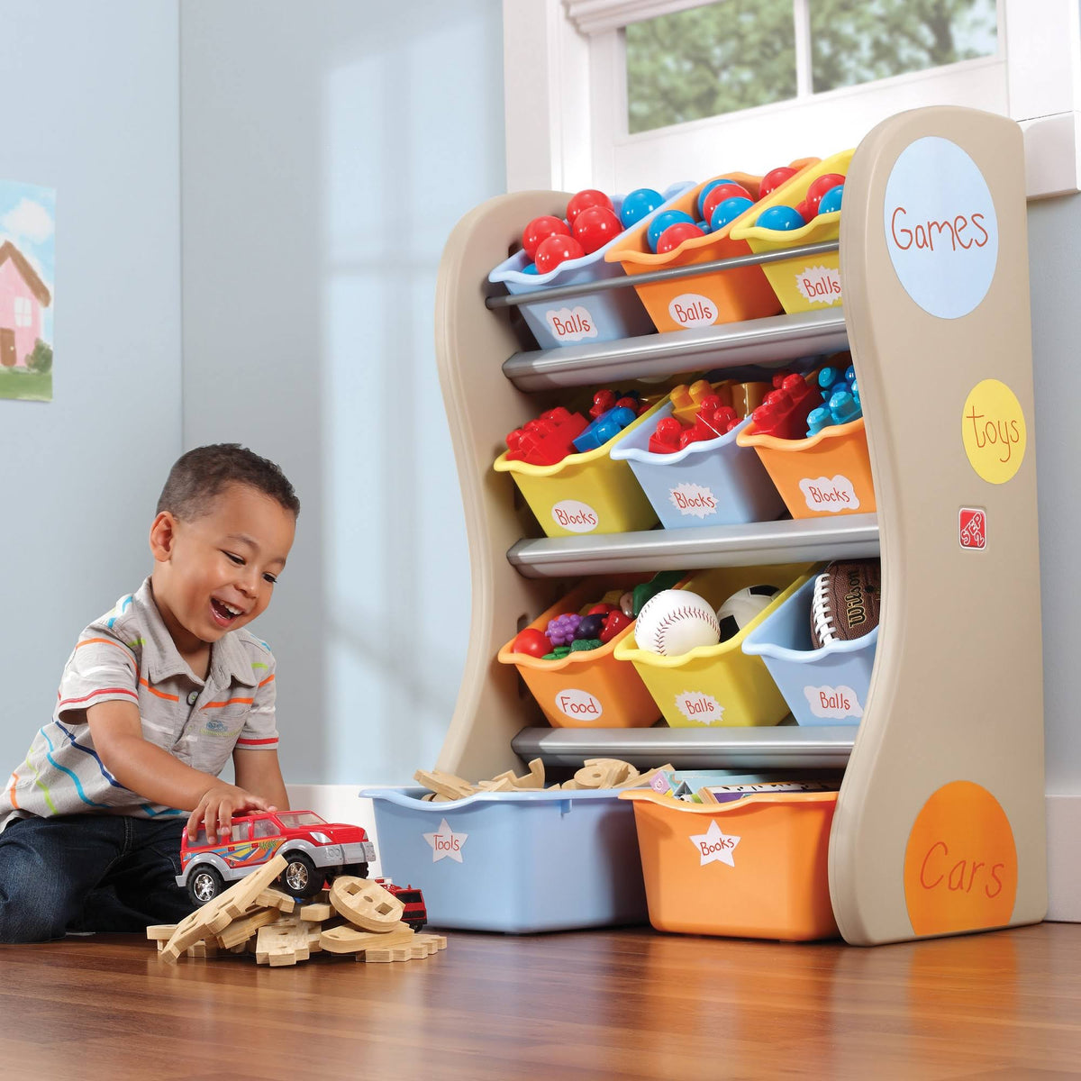 Tropical Toy Storage Bin Z1177