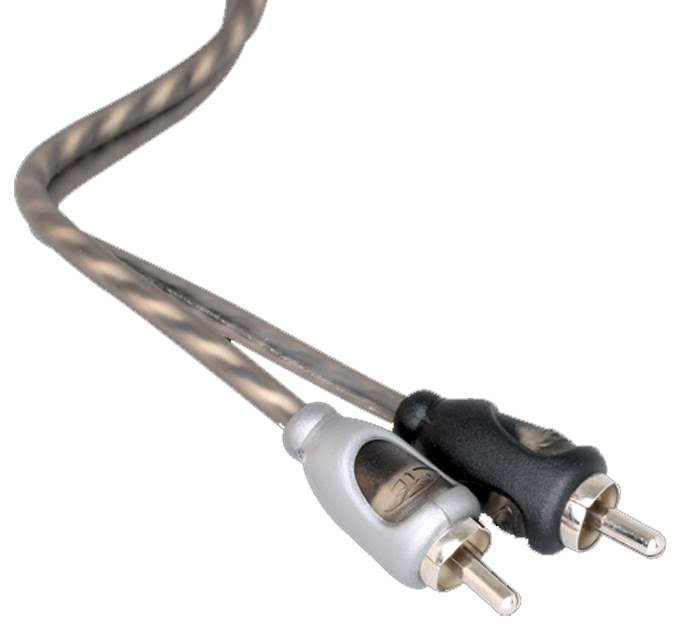 16 ft Twisted 2 CH RCA Car Audio Signal Cables U254