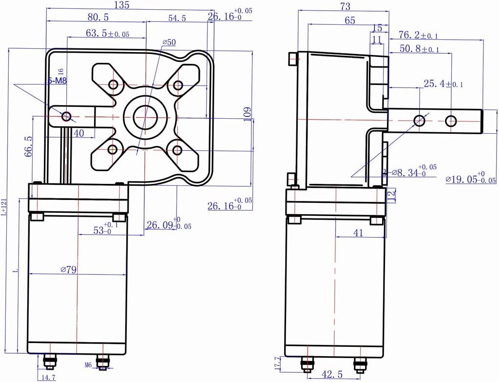 Tarp Motor for Dump Truck Tarp Systems M283
