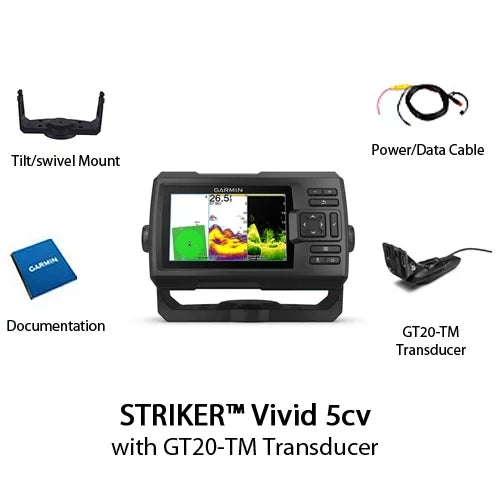 5cv Fishfinder with CHIRP Sonar & Transducer J113