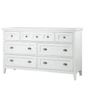 Soft White 7 Drawer Dresser C665124