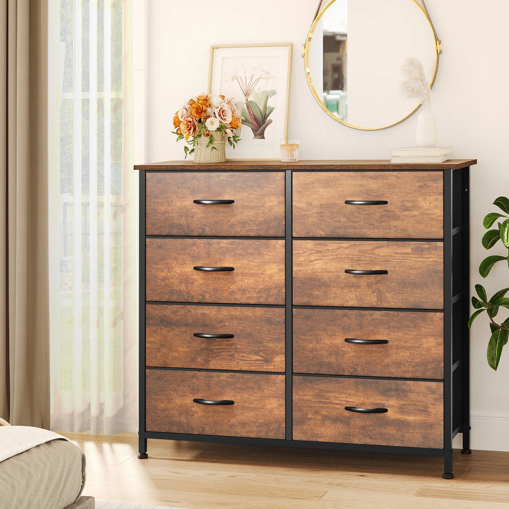 10 Drawer Fabric Dresser L72525