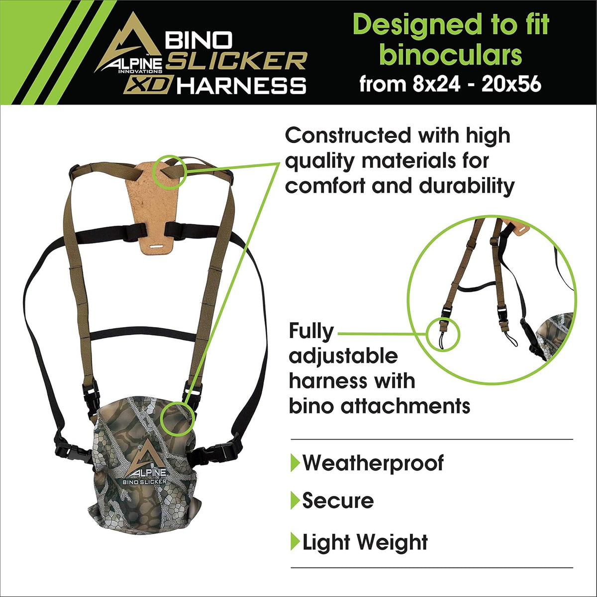 Ultralight Weatherproof Harness Pack of 2 B333