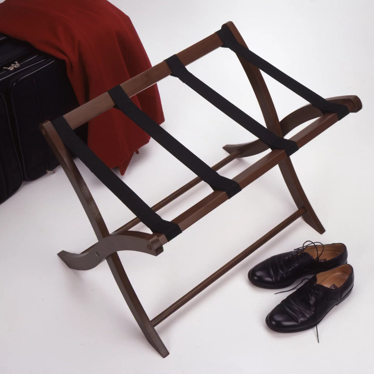 Walnut Wood Luggage Rack B221