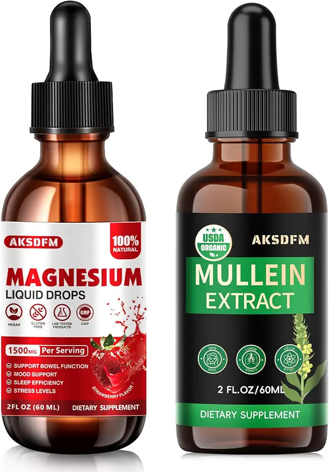 Magnesium Glycinate Liquid & Mullein Leaf Extract S241029