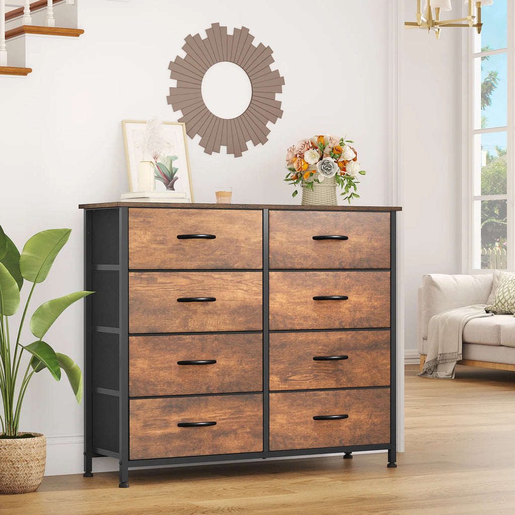 10 Drawer Fabric Dresser L72525