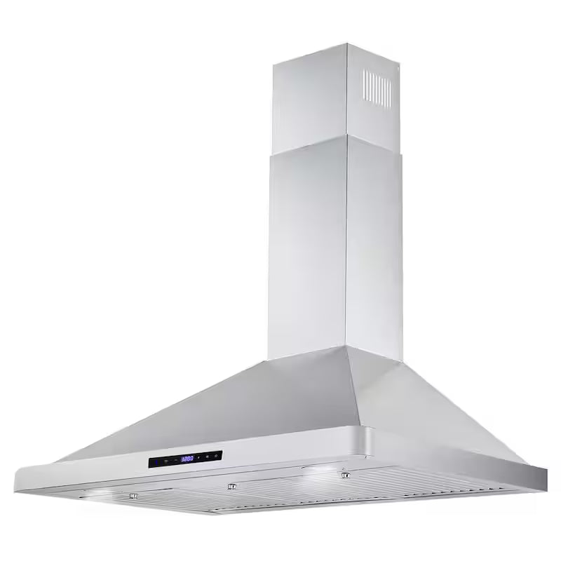 36 in. Stainless Steel Ductless Wall Mount Range Hood with Carbon Filter E644558