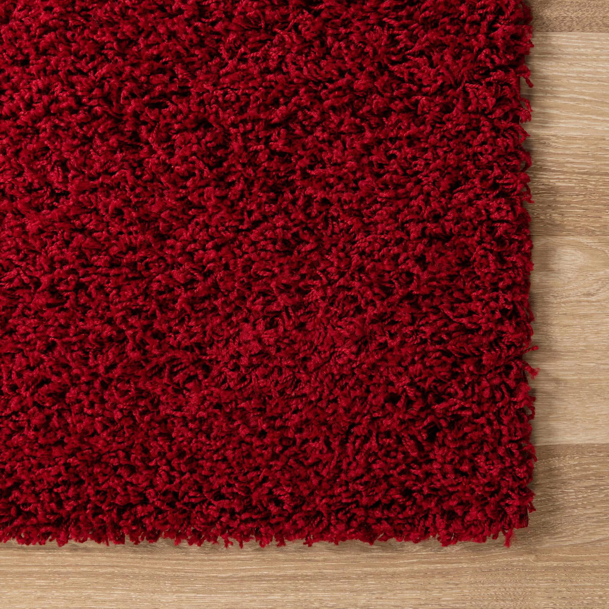 Cherry Red 7' x 10' Shag Rug H299